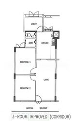 Blk 119 Bukit Merah View (Bukit Merah), HDB 3 Rooms #627618571